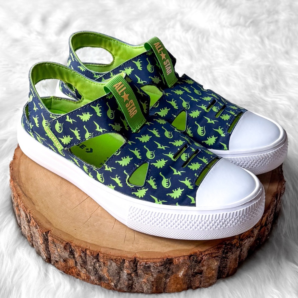 Converse Kids Chuck Taylor All Star Superplay Dinosaur Sandal Boys Size 5 Shoes